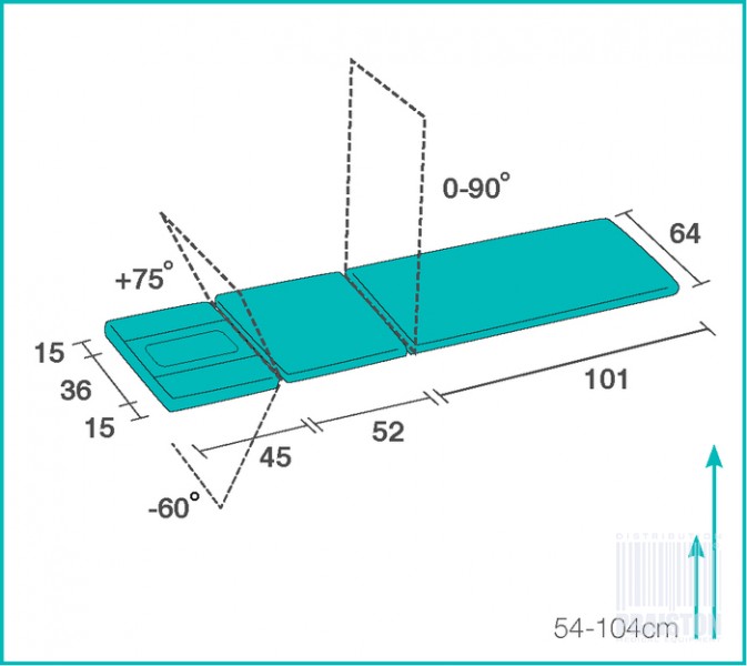 Stoły zabiegowe i do badań Wesseling ROCK 3