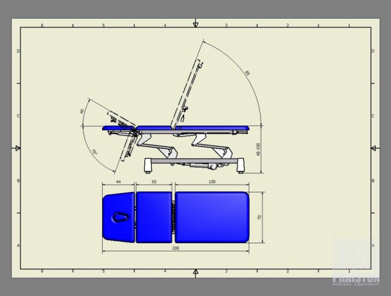 Stoły zabiegowe i do badań WSTECH SSH03