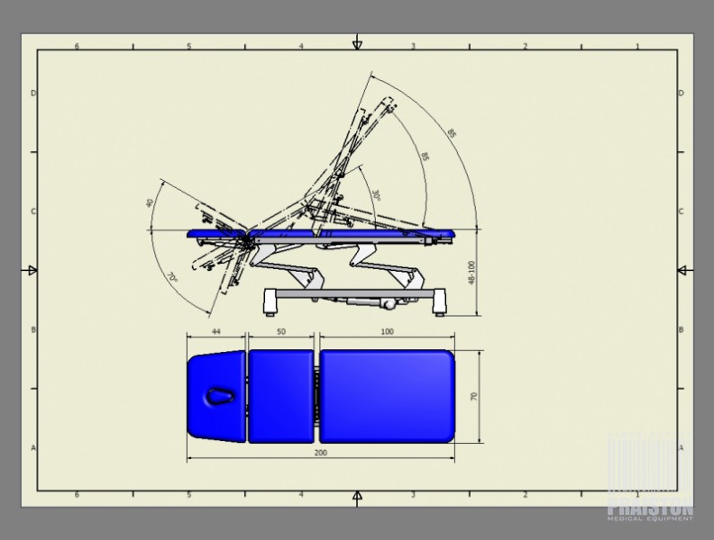 Stoły zabiegowe i do badań WSTECH SSH04