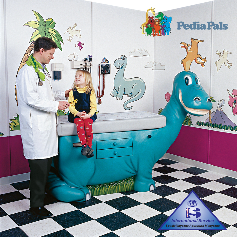 Stoły zabiegowe pediatryczne PediaPals Dinozaur