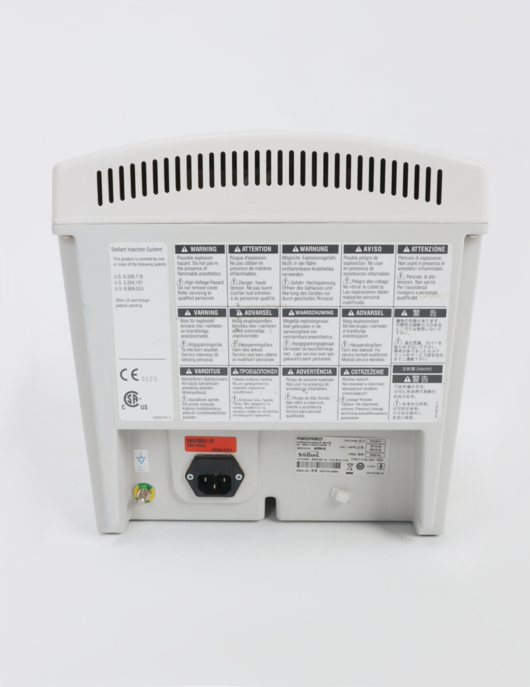 Strzykawki automatyczne do podawania kontrastu - CT używane Bayer MEDRAD STELLANT CT D - Praiston rekondycjonowane