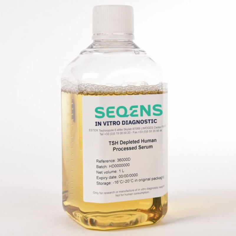 Surowice SEQENS Surowica ludzka przetworzona (HPS), zubożona w TSH
