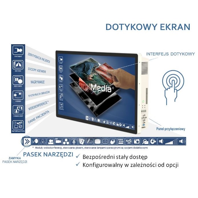 Systemy audiowizualne na sale operacyjne ISIS SurgiMedia