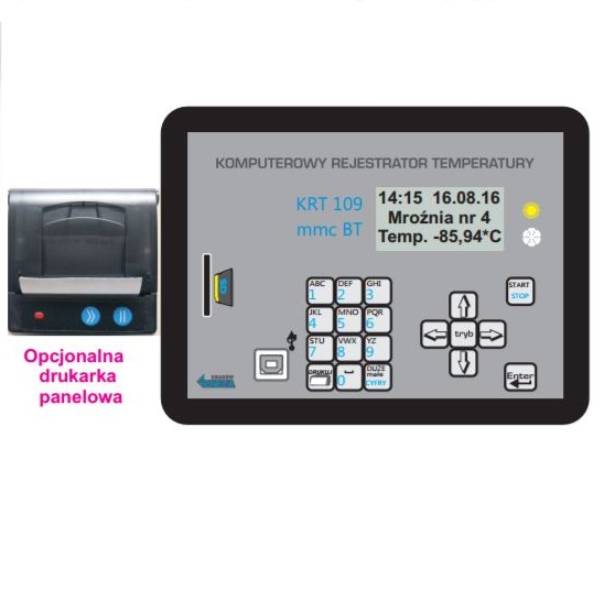 Systemy do monitorowania temperatury Geneza KRT-109 MMC BT wifi