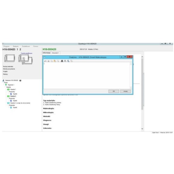 Systemy do zarządzania laboratorium Finalist Noord LMS Pathology