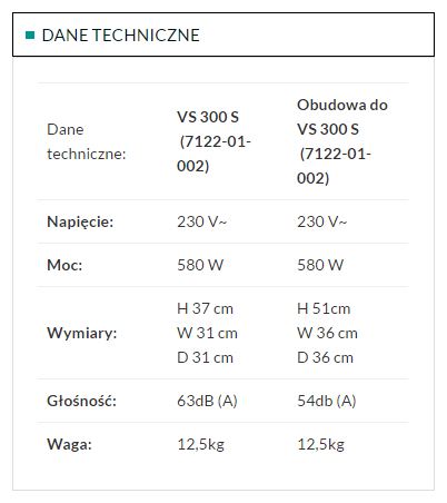 Systemy ssące do unitów stomatologicznych Durr Dental VS 300 S