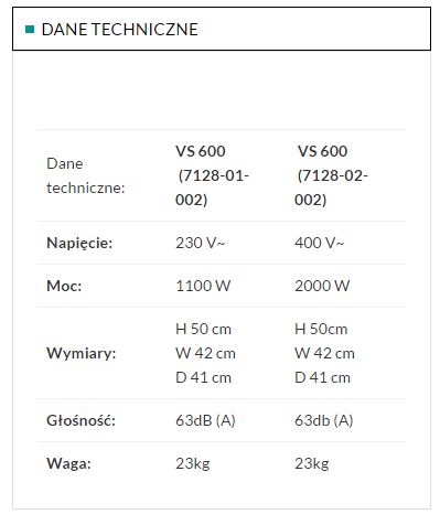 Systemy ssące do unitów stomatologicznych Durr Dental VS 600