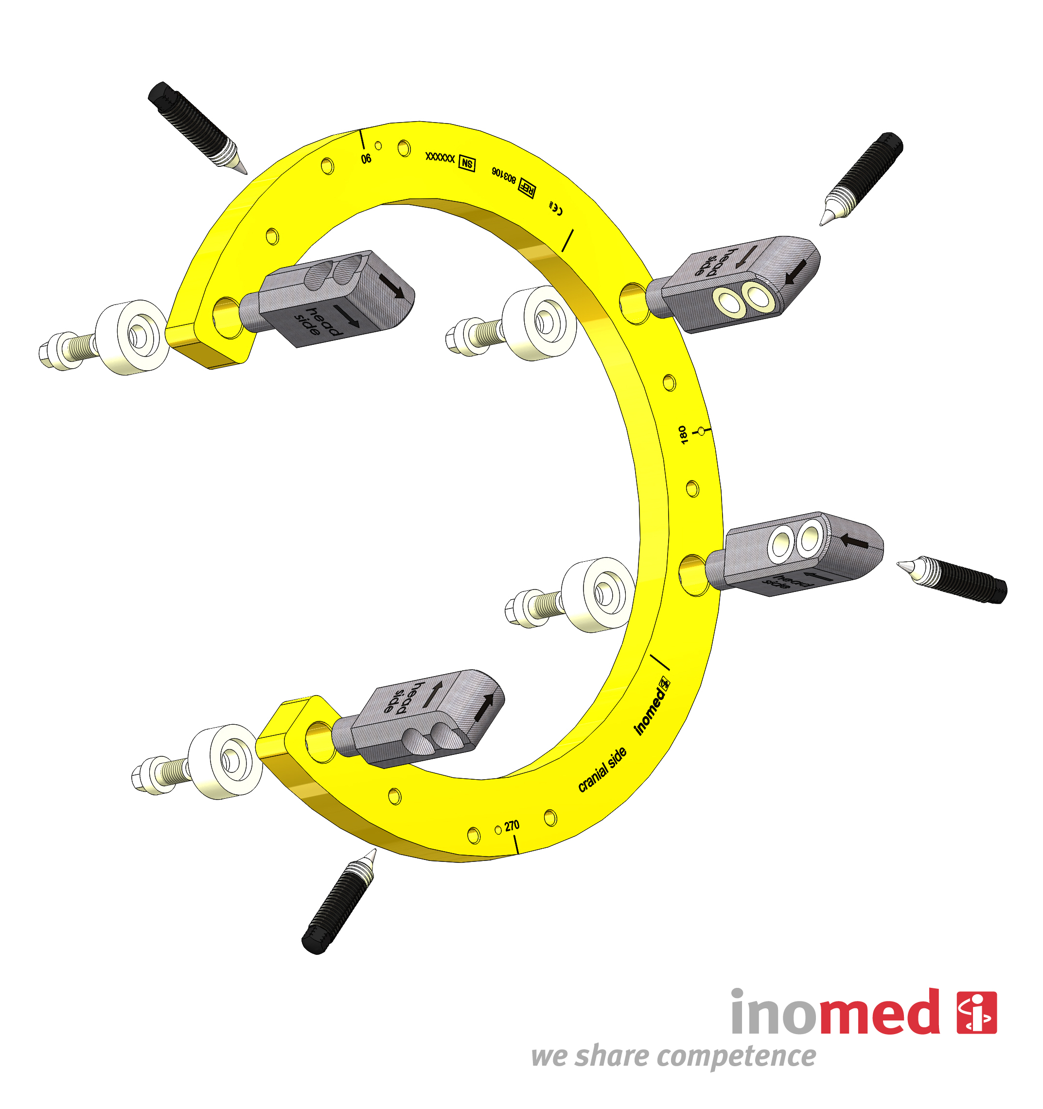 Systemy stereotaktyczne do neurochirurgii inomed Medizintechnik GmbH ZD