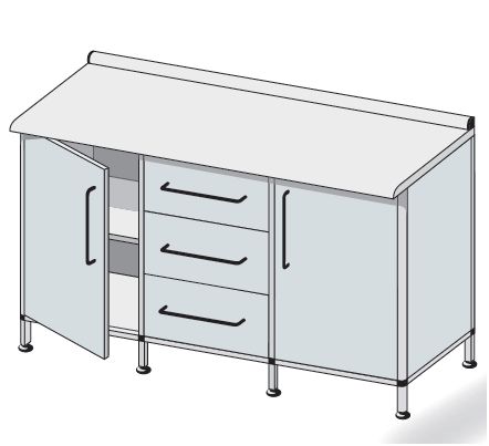Szafki stojące TRIBO typ 3402