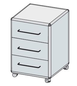 Szafki szufladowe TRIBO typ 2203