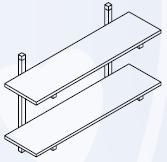 Szafki wiszące FORMED PW2/120
