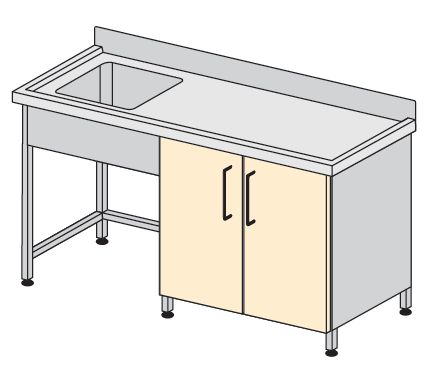 Szafki zlewozmywakowe TRIBO SK 3016/01
