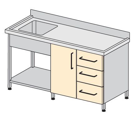 Szafki zlewozmywakowe TRIBO SK 3020/01