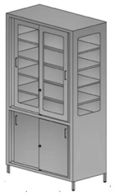 Szafy medyczne ALVO Medical ALVO 2-272-1