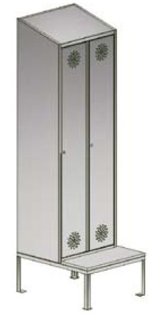 Szafy medyczne ALVO Medical ALVO 2-273 stal kwasoodporna