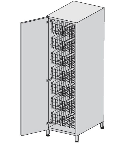 Szafy medyczne TRIBO K 613C