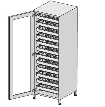 Szafy medyczne TRIBO SK 616A