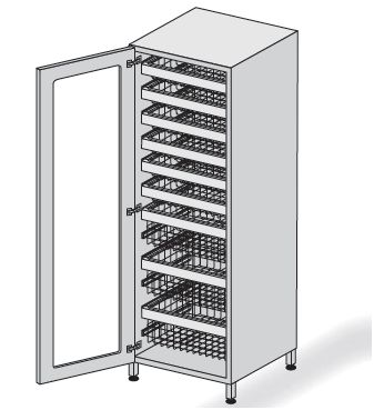 Szafy medyczne TRIBO SK 617A