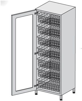 Szafy medyczne TRIBO SK 618B