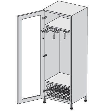 Szafy medyczne TRIBO SK 619B