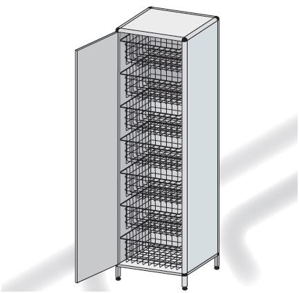 Szafy medyczne TRIBO typ S 613