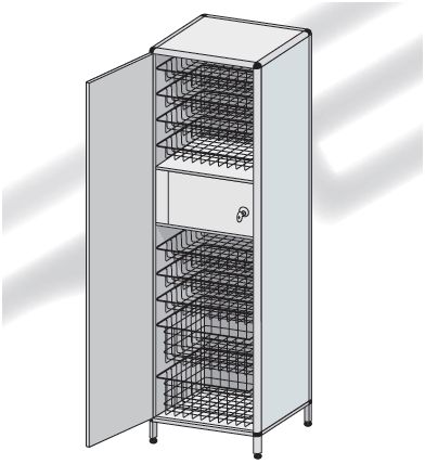 Szafy medyczne TRIBO typ S 614