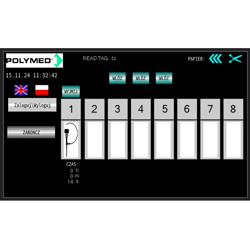 Szafy suszące na endoskopy Polymed ENDO-DRY smart control