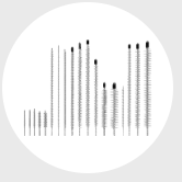 Szczotki do mycia wyrobów medycznych uniwersalne Interlock okrągłe