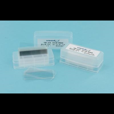 Szkiełka nakrywkowe VWR prostokątne