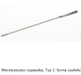Szpatułki, głaszczki, łyżeczki i szufelki z metalu Bochem Mikrołyżeczko-szpatułka