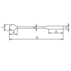 Szpatułki, głaszczki, łyżeczki i szufelki z metalu Bochem Mikrołyżeczko-szpatułka
