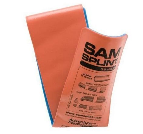 Szyny do unieruchomienia złamań SAM Medical Szyna 91*11 cm, pomarańczowo - niebieska