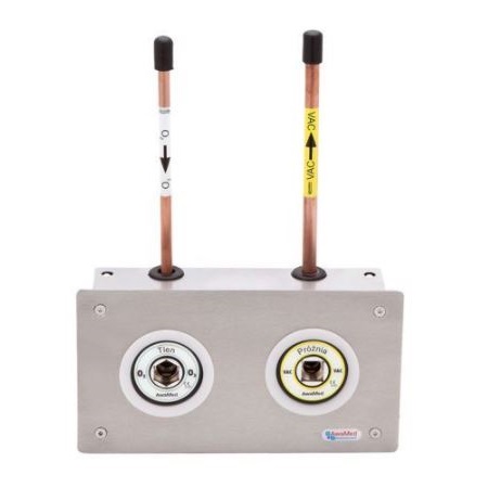 Tablice i punkty poboru gazów medycznych (kasetony) AwaMed - Medizintechnik podtynkowe