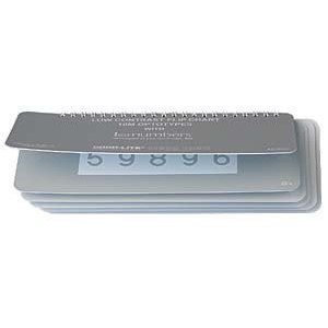 Tablice okulistyczne do badania ostrości wzroku Good-lite Cyfry LEA obniżony kontrast 52075