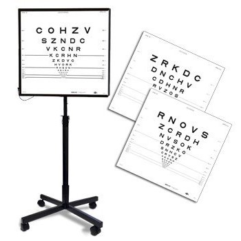 Tablice okulistyczne do badania ostrości wzroku Good-lite ETDRS VIEVER ESC 2000, 52104-S