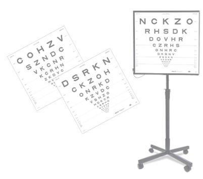 Tablice okulistyczne do badania ostrości wzroku Good-lite ETDRS VIEVER ESC 500700