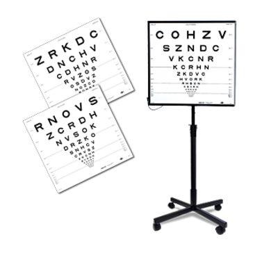 Tablice okulistyczne do badania ostrości wzroku Good-lite ETDRS VIEVER ESC 500701