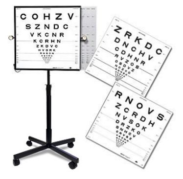 Tablice okulistyczne do badania ostrości wzroku Good-lite ETDRS VIEVER ESV 500601