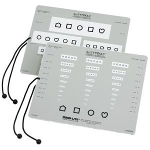 Tablice okulistyczne do badania ostrości wzroku Good-lite Symbole LEA 52050