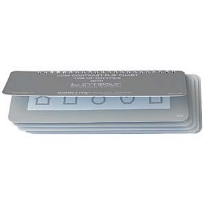 Tablice okulistyczne do badania ostrości wzroku Good-lite Symbole LEA obniżony kontrast 52028