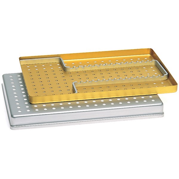 Tace sterylizacyjne do kontenerów Nichrominox Tacka aluminiowa perforowana