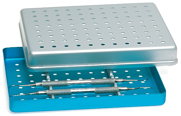 Tace sterylizacyjne do kontenerów Nichrominox Tacka aluminiowa perforowana