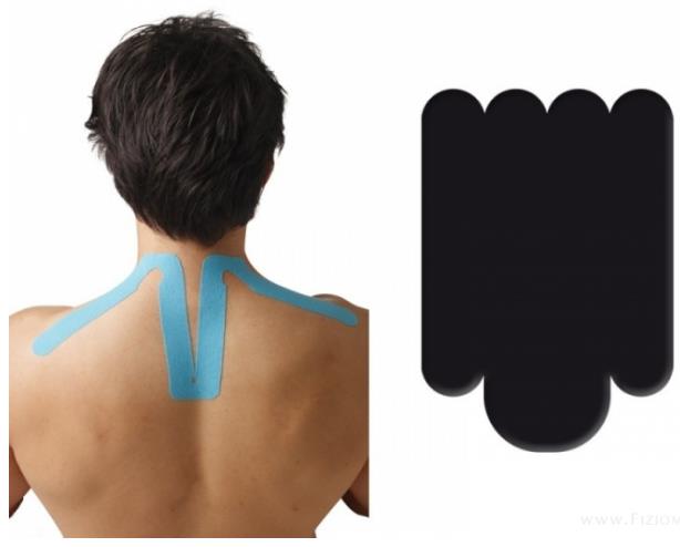 Taśmy kinezjologiczne (Tapy,Tejpy) NITTO DENKO K-Active Tape PreCut Kręgosłup Szyjny