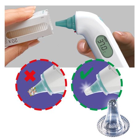 Termometry elektroniczne dla pacjenta BRAUN IRT 3030