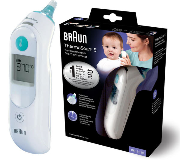 Termometry elektroniczne dla pacjenta BRAUN IRT 6020