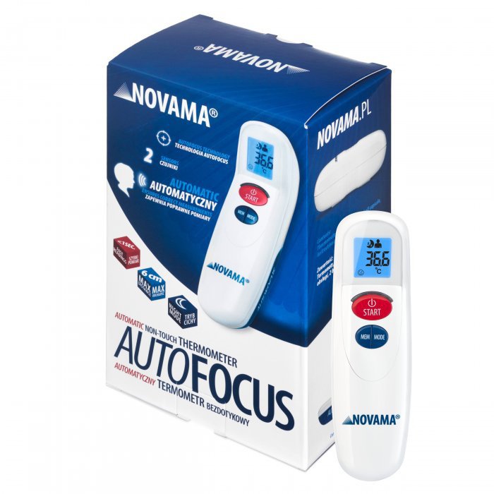 Termometry elektroniczne dla pacjenta NOVAMA Autofocus