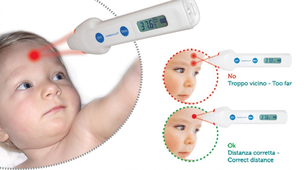 Termometry elektroniczne dla pacjenta Tecnimed Thermofocus Essential 0700A2