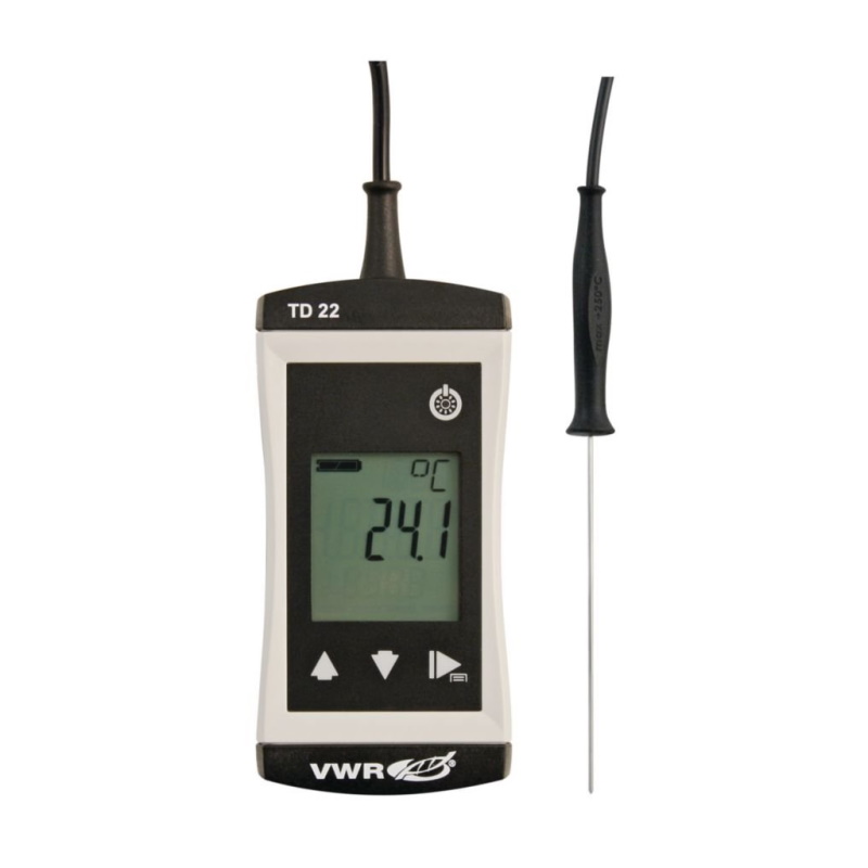 Termometry elektroniczne laboratoryjne VWR TD20 / TD21 / TD22