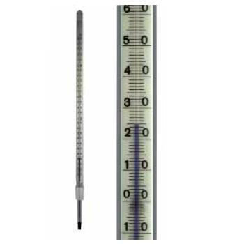 Termometry szklane laboratoryjne Amarell Szklane ze szlifem