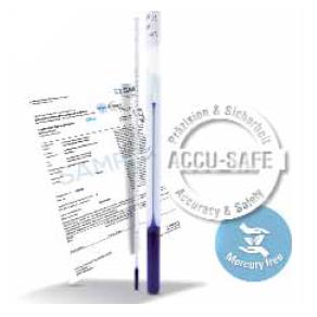 Termometry szklane laboratoryjne Ludwig Schneider Precyzyjne ACCU-SAFE ASTM-podobne bezołowiowe
